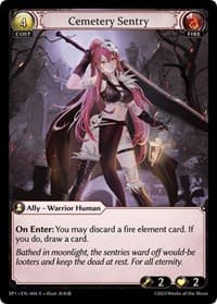 Cemetery Sentry - Supporter Pack 1 - Grand Archive TCG card