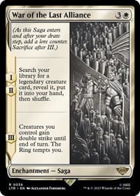 War of the Last Alliance - Universes Beyond: The Lord of the Rings: Tales of Middle-earth - Magic: The Gathering card