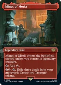 Mines of Moria (Borderless) - Universes Beyond: The Lord of the Rings: Tales of Middle-earth - Magic: The Gathering card