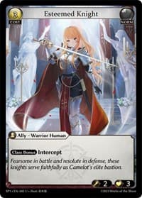 Esteemed Knight - Supporter Pack 1 - Grand Archive TCG card