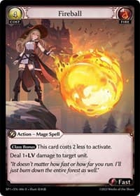 Fireball - Supporter Pack 1 - Grand Archive TCG card