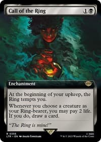 Call of the Ring (Extended Art) - Universes Beyond: The Lord of the Rings: Tales of Middle-earth - Magic: The Gathering card