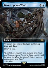 Borne Upon a Wind (Extended Art) - Universes Beyond: The Lord of the Rings: Tales of Middle-earth - Magic: The Gathering card