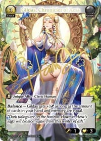 Gildas, Chronicler of Aesa (CSR) - Supporter Pack 1 - Grand Archive TCG card