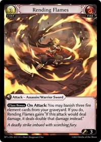Rending Flames - Supporter Pack 1 - Grand Archive TCG card