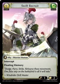 Swift Recruit - Supporter Pack 1 - Grand Archive TCG card