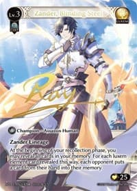 Zander, Blinding Steel (CSR) - Supporter Pack 1 - Grand Archive TCG card