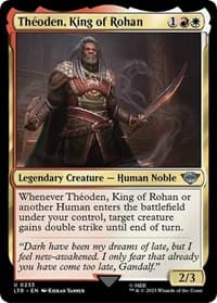 Theoden, King of Rohan - Universes Beyond: The Lord of the Rings: Tales of Middle-earth - Magic: The Gathering card