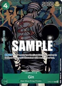 Gin (Alternate Art) - Pillars of Strength - One Piece Card Game card