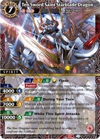 Ten Sword Saint Starblade Dragon - False Gods - Battle Spirits Saga card