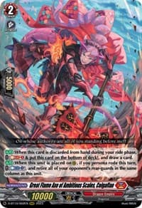 Great Flame Axe of Ambitious Scales, Colgaflan - D-BT10: Dragon Masquerade - Cardfight Vanguard card