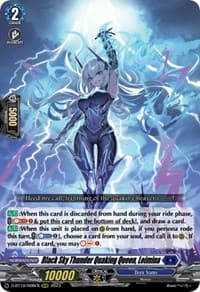 Black Sky Thunder Quaking Queen, Leimina - D-BT10: Dragon Masquerade - Cardfight Vanguard card
