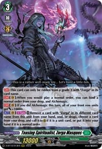 Teasing Spiritualist, Zorga Masques - D-BT10: Dragon Masquerade - Cardfight Vanguard card