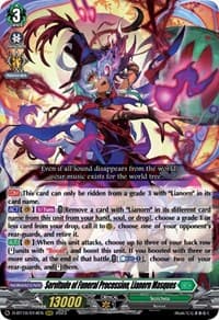 Servitude of Funeral Procession, Lianorn Masques - D-BT10: Dragon Masquerade - Cardfight Vanguard card
