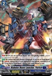 Diabolos Heavy Launcher, Patrick - D-BT10: Dragon Masquerade - Cardfight Vanguard card