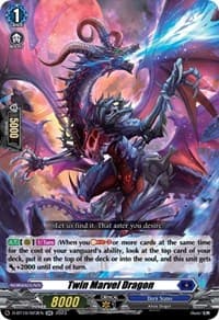Twin Marvel Dragon - D-BT10: Dragon Masquerade - Cardfight Vanguard card