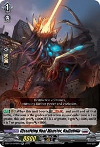 Dissolving Heat Monster, Radiabilio - D-BT10: Dragon Masquerade - Cardfight Vanguard card