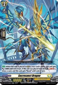 Sacrosanct Dragon - D-BT10: Dragon Masquerade - Cardfight Vanguard card