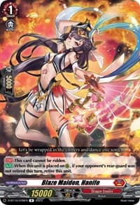 Blaze Maiden, Hanife - D-BT10: Dragon Masquerade - Cardfight Vanguard card