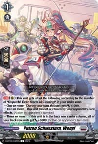 Putzen Schwestern, Weepl - D-BT10: Dragon Masquerade - Cardfight Vanguard card
