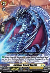 Truncate Breath Dragon - D-BT10: Dragon Masquerade - Cardfight Vanguard card