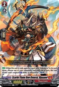 Scarlet Flame Bow General, Dipaanel - D-BT10: Dragon Masquerade - Cardfight Vanguard card