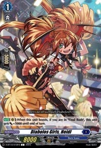 Diabolos Girls, Heidi - D-BT10: Dragon Masquerade - Cardfight Vanguard card