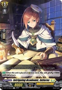 Intriguing Academic, Intieres - D-BT10: Dragon Masquerade - Cardfight Vanguard card