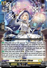 Sage of Elixir, Eliron - D-BT10: Dragon Masquerade - Cardfight Vanguard card
