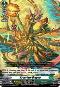Ascertain Dragon - D-BT10: Dragon Masquerade - Cardfight Vanguard card