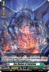 Sea Demon of Satiation - D-BT10: Dragon Masquerade - Cardfight Vanguard card