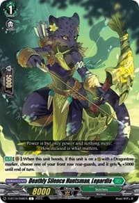 Deathly Silence Huntsman, Lepardia - D-BT10: Dragon Masquerade - Cardfight Vanguard card