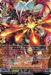 Scarlet Flame Marshal Dragon, Gandeeva (FFR) - D-BT10: Dragon Masquerade - Cardfight Vanguard card