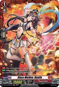 Blaze Maiden, Hanife (FR) - D-BT10: Dragon Masquerade - Cardfight Vanguard card