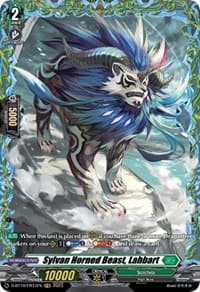 Sylvan Horned Beast, Lahbart (FR) - D-BT10: Dragon Masquerade - Cardfight Vanguard card