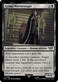 Grima Wormtongue - Universes Beyond: The Lord of the Rings: Tales of Middle-earth - Magic: The Gathering card