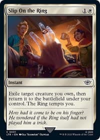Slip on the Ring - Universes Beyond: The Lord of the Rings: Tales of Middle-earth - Magic: The Gathering card