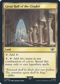 Great Hall of the Citadel - Universes Beyond: The Lord of the Rings: Tales of Middle-earth - Magic: The Gathering card