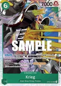 Krieg - Pillars of Strength - One Piece Card Game card