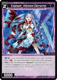 Caesar, Wicked General - Super Diva Deck: Urith's MIASMA - WIXOSS card