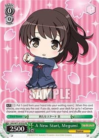 A New Start, Megumi (Foil) - Saekano How to Raise a Boring Girlfriend. flat - Weiss Schwarz card