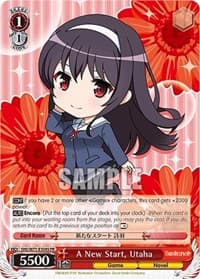 A New Start, Utaha (Foil) - Saekano How to Raise a Boring Girlfriend. flat - Weiss Schwarz card