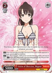 Victim of Obsession, Megumi - Saekano How to Raise a Boring Girlfriend. flat - Weiss Schwarz card