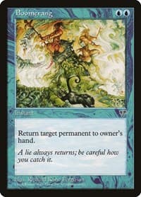 Boomerang - Mirage - Magic: The Gathering card