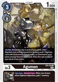 Agumon - EX4-038 - Alternative Being Booster - Digimon Card Game card