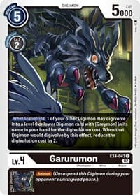 Garurumon - Alternative Being Booster - Digimon Card Game card