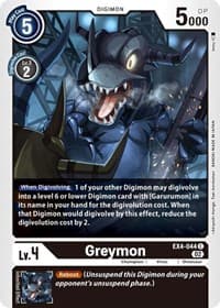 Greymon - EX4-044 - Alternative Being Booster - Digimon Card Game card