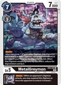 MetalGreymon - EX4-045 - Alternative Being Booster - Digimon Card Game card