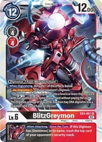 BlitzGreymon - Alternative Being Booster - Digimon Card Game card