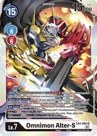 Omnimon Alter-S - Alternative Being Booster - Digimon Card Game card